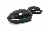 Koshi Carbon Fibre Mirror Covers - Abarth 500 / Grande Punto / Punto Evo