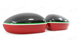 Koshi Carbon Fibre Mirror Covers - Abarth 500 / Grande Punto / Punto Evo