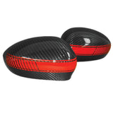 Koshi Carbon Fibre Mirror Covers - Abarth 500 / Grande Punto / Punto Evo