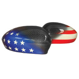 Koshi Carbon Fibre Mirror Covers - Abarth 500 / Grande Punto / Punto Evo