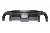Koshi Carbon Fibre Double Exhaust Diffuser - 595 Abarth Style