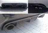 Koshi Carbon Fibre Double Exhaust Diffuser - 500 Abarth (Pre-Facelift, <2015)