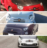 Koshi Carbon Fibre Eyelids (Bad-Look Eyes) - 500 Abarth