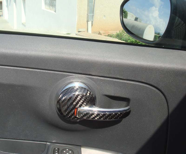 Koshi Carbon Fibre Internal Door Handles - 500 Abarth