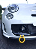 Koshi Carbon Fibre Fog Lights Cover - 500 Abarth (Pre-Facelift, <2015)