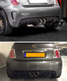 Koshi Carbon Fibre Central Exhaust Diffuser - 595 Abarth 2016>