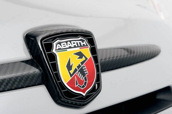 Koshi Carbon Fibre Front Logo Intake Cover - 500/595 Abarth