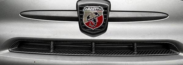 Koshi Carbon Fibre Central Bumper Air Intake - 595 Abarth 2016> (Post-Facelift)