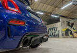 Koshi Carbon Fibre Rear Diffuser - 595 Abarth 2016> (Post-Facelift)