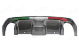 Koshi Carbon Fibre Rear Diffuser - 595 Abarth 2016> (Post-Facelift)