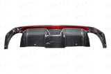 Koshi Carbon Fibre Rear Diffuser - 595 Abarth 2016> (Post-Facelift)