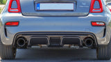Koshi Carbon Fibre Rear Diffuser Lip Cover - 595 Abarth 2016>