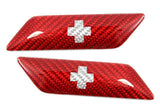 Koshi Carbon Fibre Fender Emblem w/ Choice of Flag