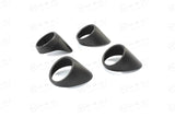 Koshi Carbon Fibre Interior Air Vent Cover for Leather Dashboard - 4C