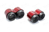 Koshi Carbon Fibre Exhaust Pipes - Stelvio QV / Giulia QV