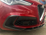Koshi Carbon Fibre Front Bumper Flaps - Stelvio QV