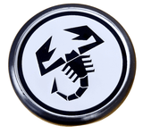Silver Alloy Wheel Centre Cap - 500 Abarth Tributo Ferrari 51892003