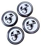 Silver Alloy Wheel Centre Cap - 500 Abarth Tributo Ferrari 51892003