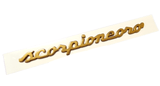 Badge "Scorpioneoro" in Gold- 500 Abarth 735730111