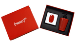 Key Cover & Sanitizer Dispenser Fiat 500e (Red) 71808813