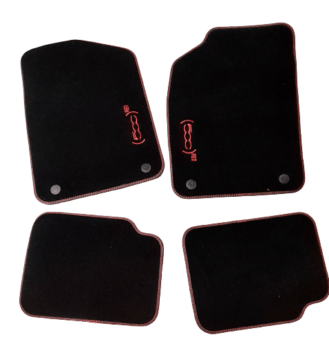 Carpet Mat Set Fiat 500 (Red) 50290640
