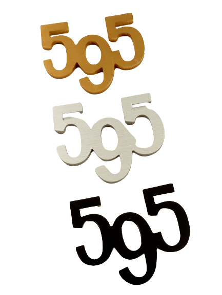 '595' Badge - Various colours - Partsworld-UK - PWTMC-595BADGE-BLACK