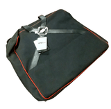 Boot Rack Bag, Black with Red Piping - 124 - Partsworld-UK - 6002350146