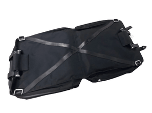 Boot Rack Bag, Black with Red Piping - 124 - Partsworld-UK - 6002350146