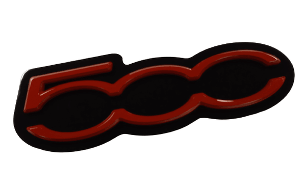 Front Badge, Red - 500e - Partsworld-UK - 735765876