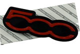 Front Badge, Red - 500e - Partsworld-UK - 735765876