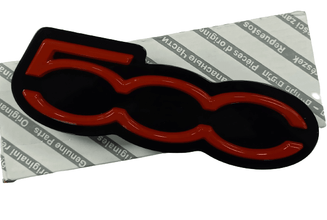 Front Badge, Red - 500e - Partsworld-UK - 735765876