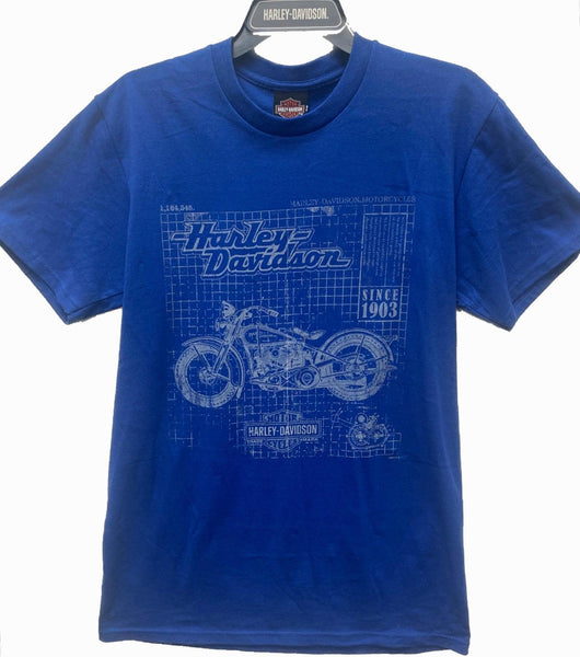 BLUECHIPM Harley Davidson Men’s Blue Chip Robin Hood Dealer T-Shirt