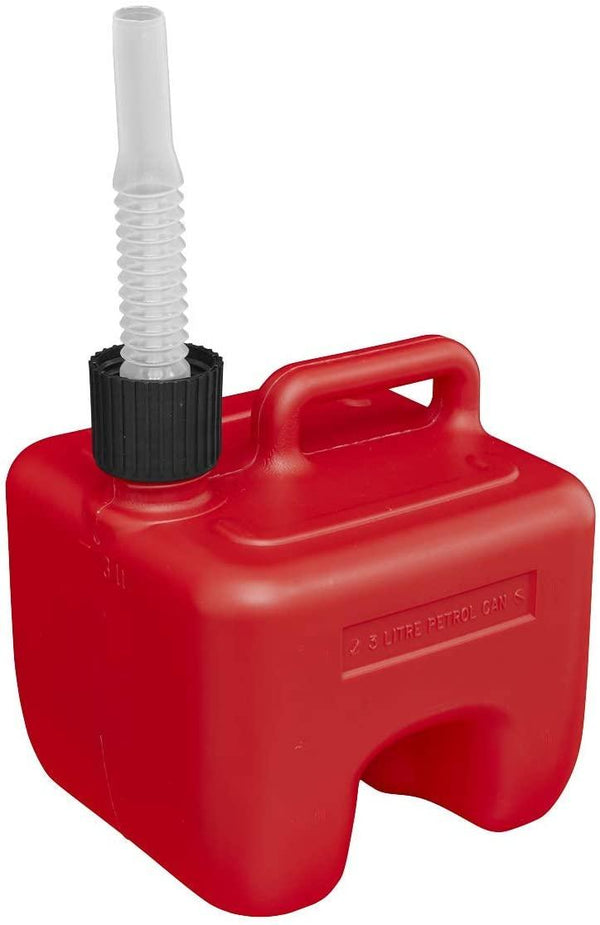 SEAJC3R Sealey JC3R 3L Stackable Fuel Can-Red