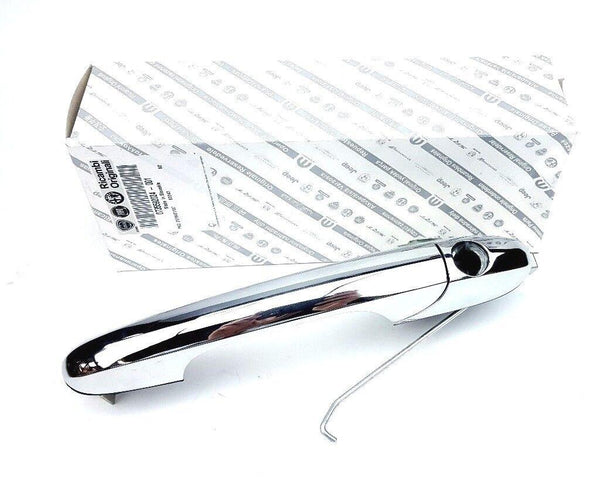 Fiat 500 *LHD* Nearside Left Drivers Side Chrome Outer Door Handle 735592024 - Partsworld-UK - 735592024