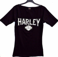 Harley Davidson Ladies Inner Lace Robin Hood Dealer T-Shirt - Partsworld-UK - ZZR0022556