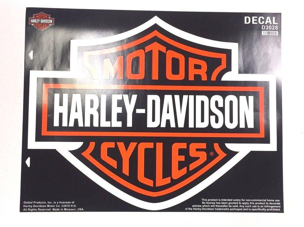 Harley Davidson Bar & Shield Decal XLarge D3028