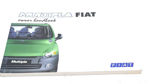 Fiat Multipla Owners Manual Handbook - Partsworld-UK - 60345226