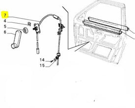 Fiat Uno 5 Door Uno Mondo Front RH Manual Window Regulator - Partsworld-UK - 7694565