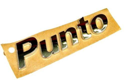 6001072828 Fiat Punto 1999-2005 Chrome Effect PUNTO Emblem / Badge